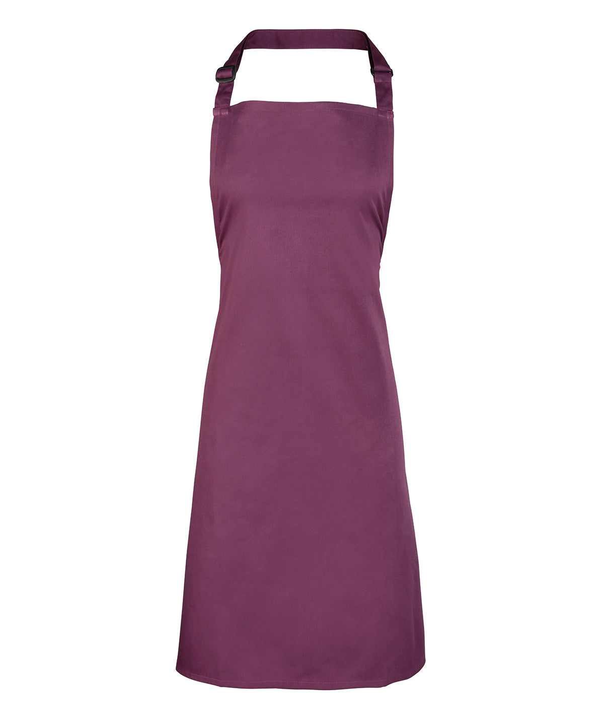 Basic Bib Apron - Aubergine